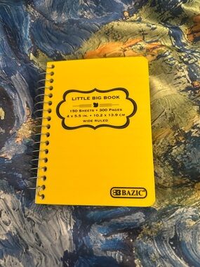 Yellow Little Big Book Spiral Notebook - Wide Ruled